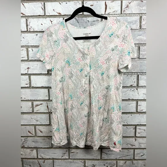 Magnetic Me | Floral Print Top &amp; Pant Set Pajamas