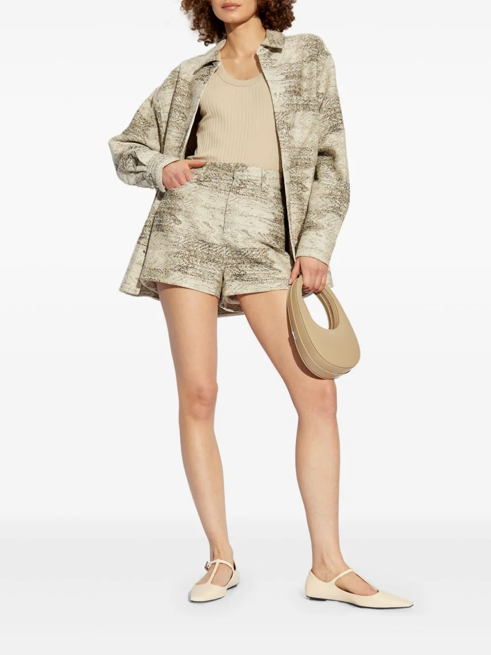 Malini printed overshirt