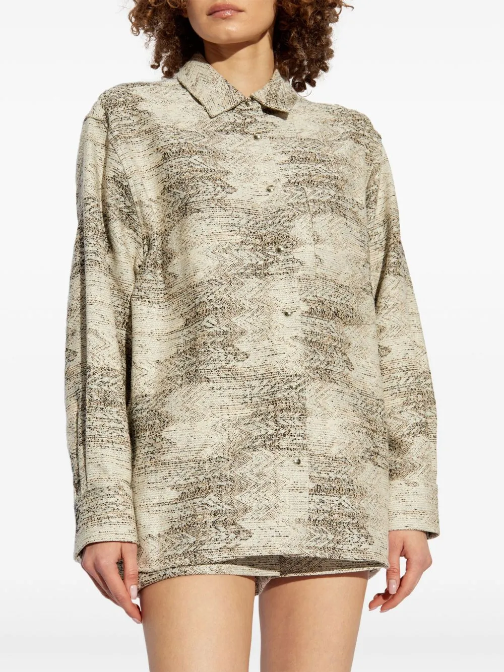 Malini printed overshirt