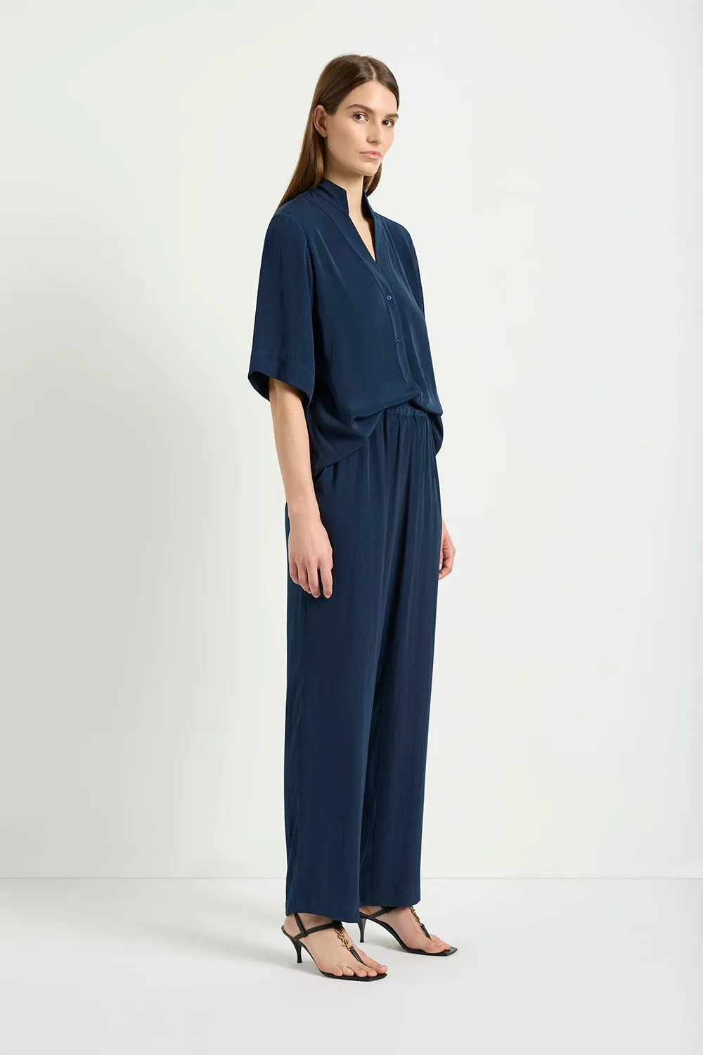 Mela Purdie Flute Plaza in Sapphire F67 8507