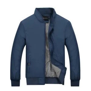 Men Bomber Jacket Brand Clothing Thin Mens Jackets and Coats Solid Clothing Men Jacket 049