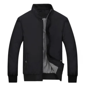Men Bomber Jacket Brand Clothing Thin Mens Jackets and Coats Solid Clothing Men Jacket 049