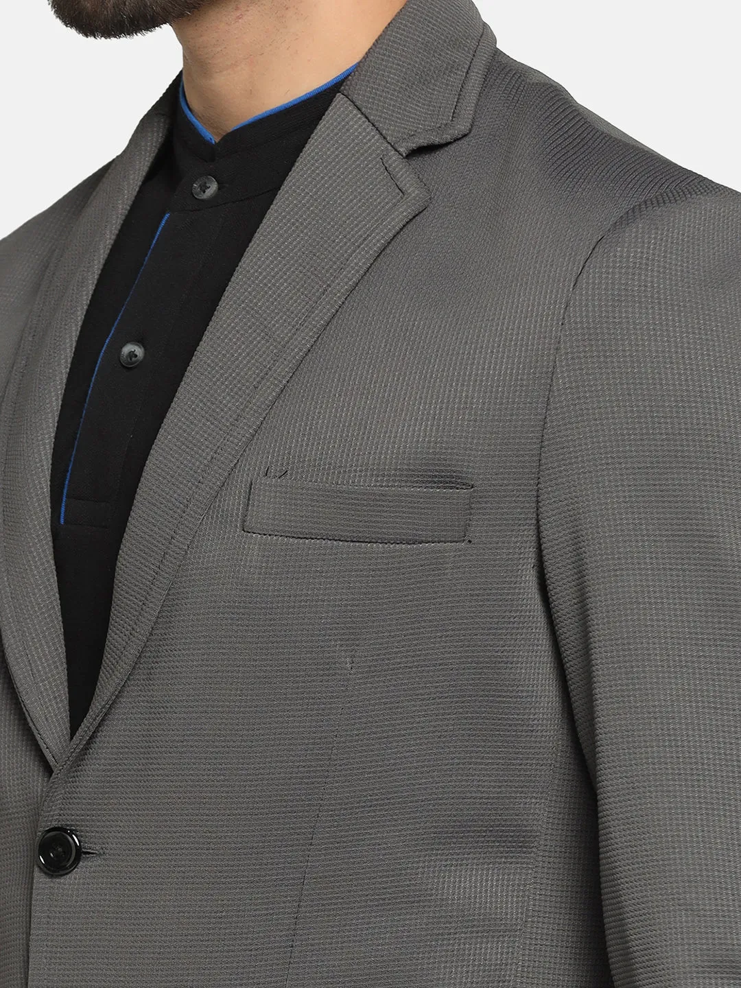 Men Grey Blazer
