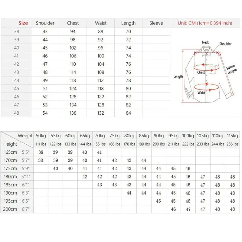 Mens Casual Business Long Sleeved Shirt Classic Plaid Striped Male Social Dress Oversized Shirts