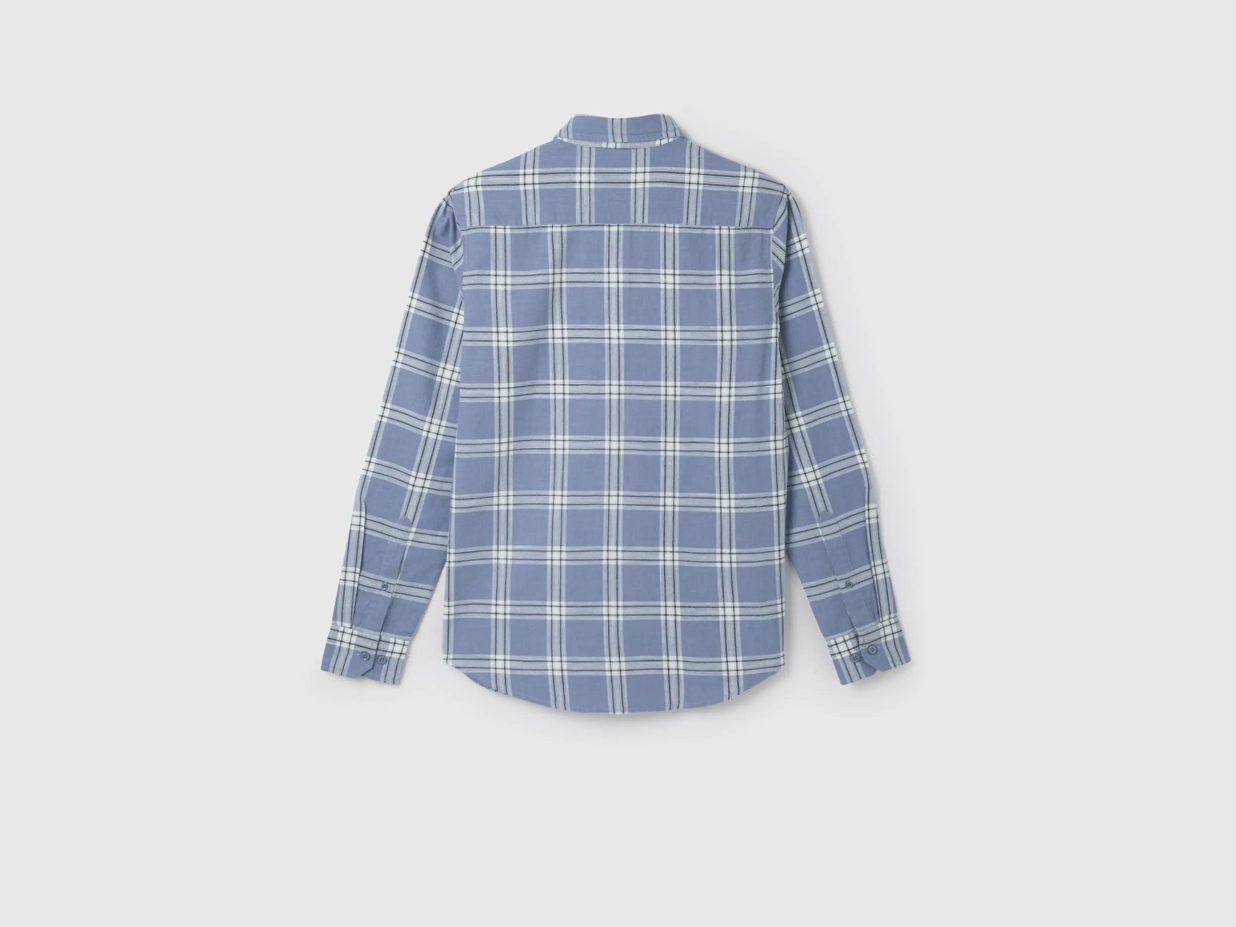 Men's Slim Fit Spread Collar Checked Shirts