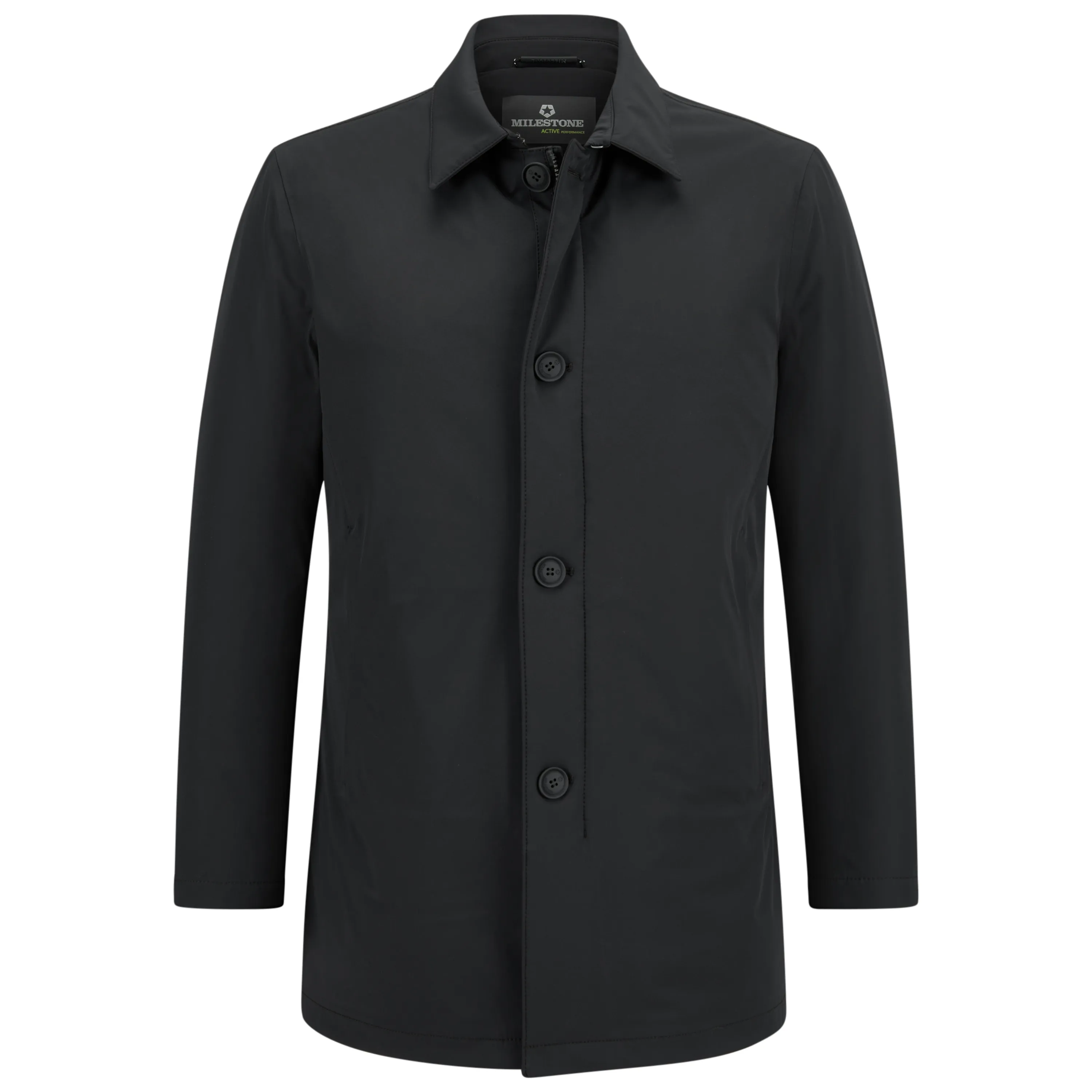 Milestone Short Functional Waterproof Coat - Black