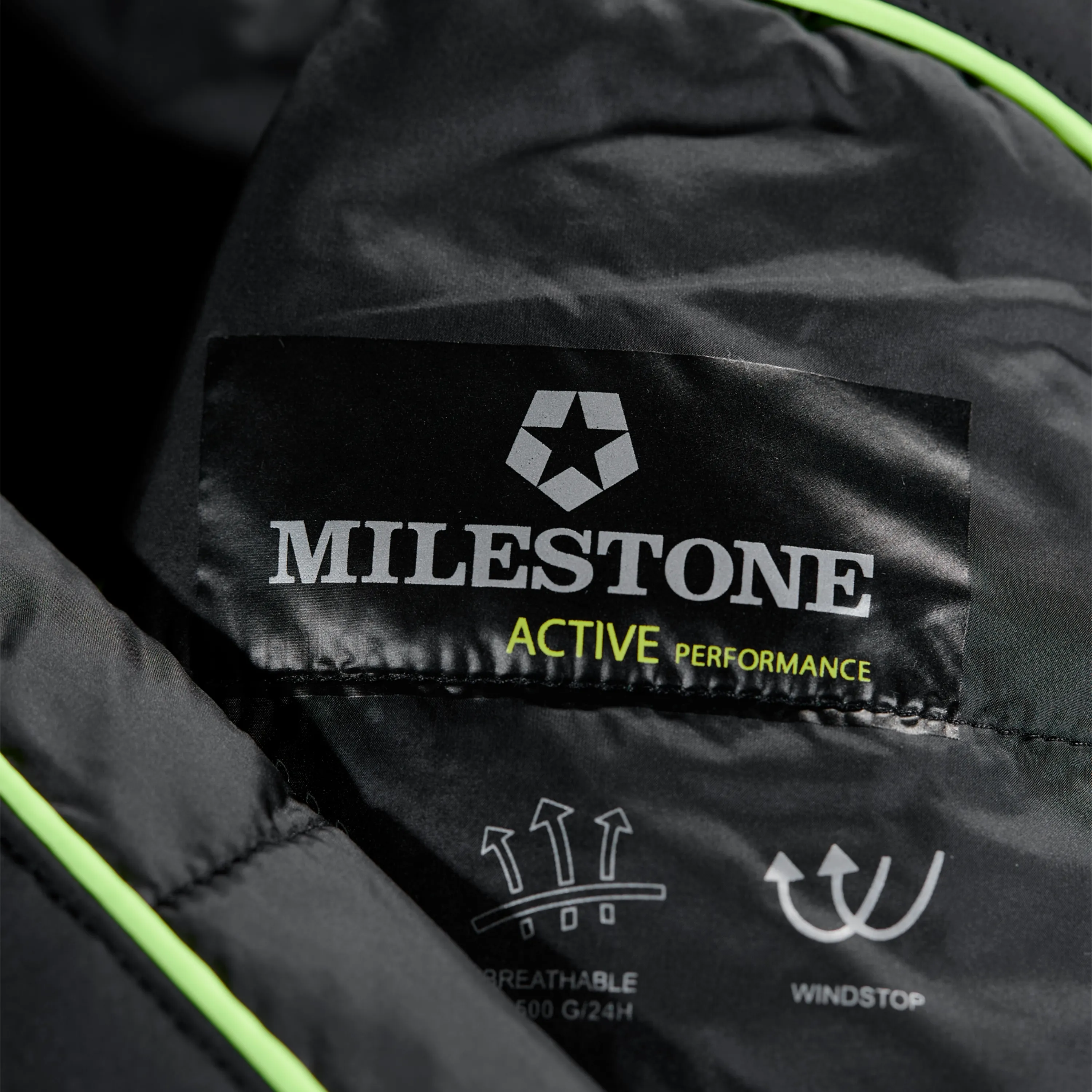 Milestone Short Functional Waterproof Coat - Black