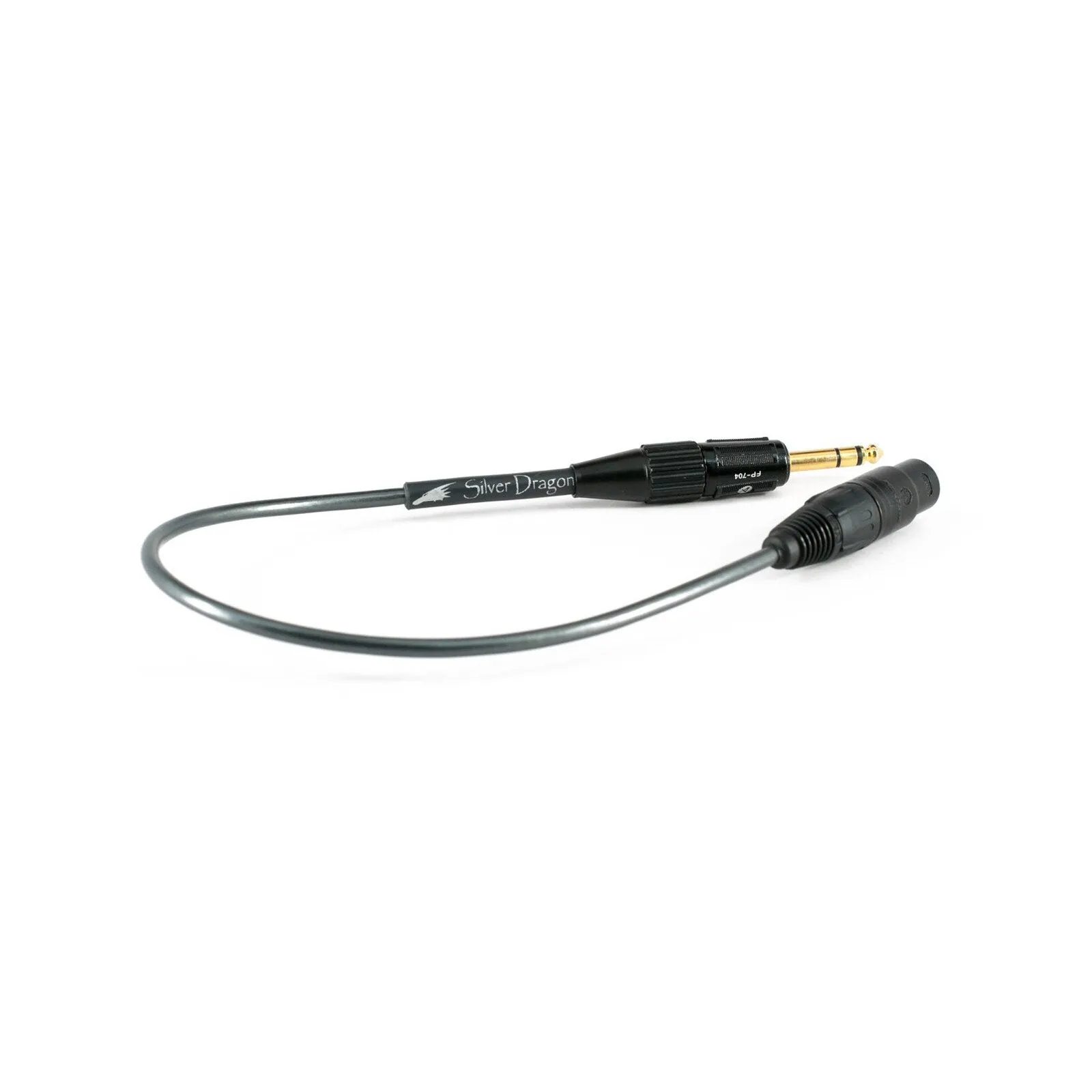 Moon Audio Dragon Cables Silver Dragon V3 Headphone Adapter Cable Female 4XLR to Furutech 1/4" 1ft