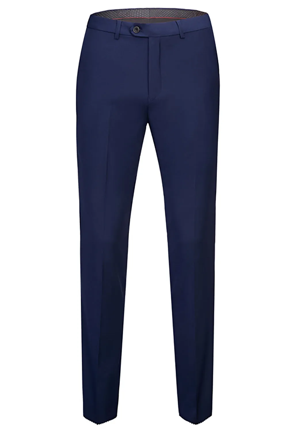 Navy Blue 3 Pieces Slim Fit Casual Tuxedo Suits