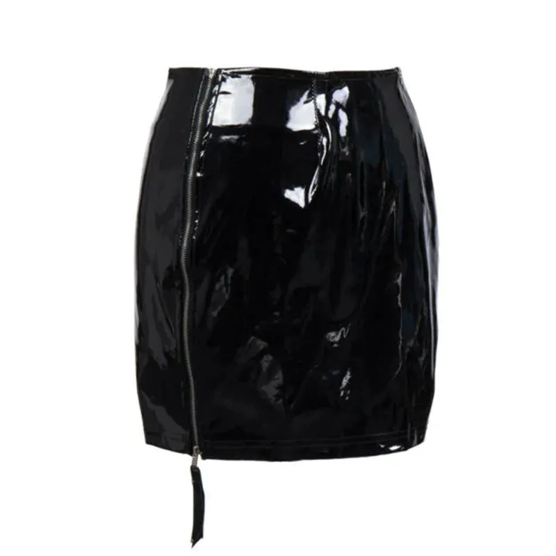 Nightclub Rave High Waist Lace-up Skirt