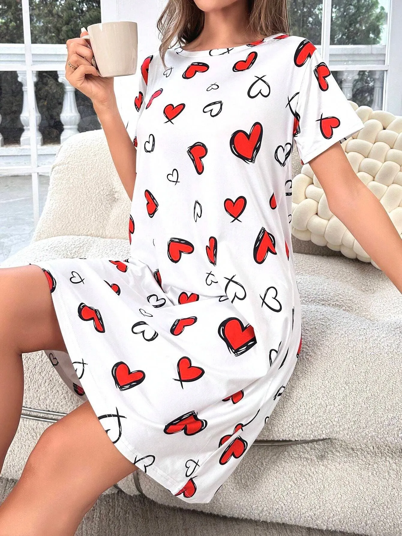Nightdress casual dress-D281 | Inspanda