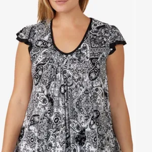 NWT Ellen Tracy paisley pajama set 3X
