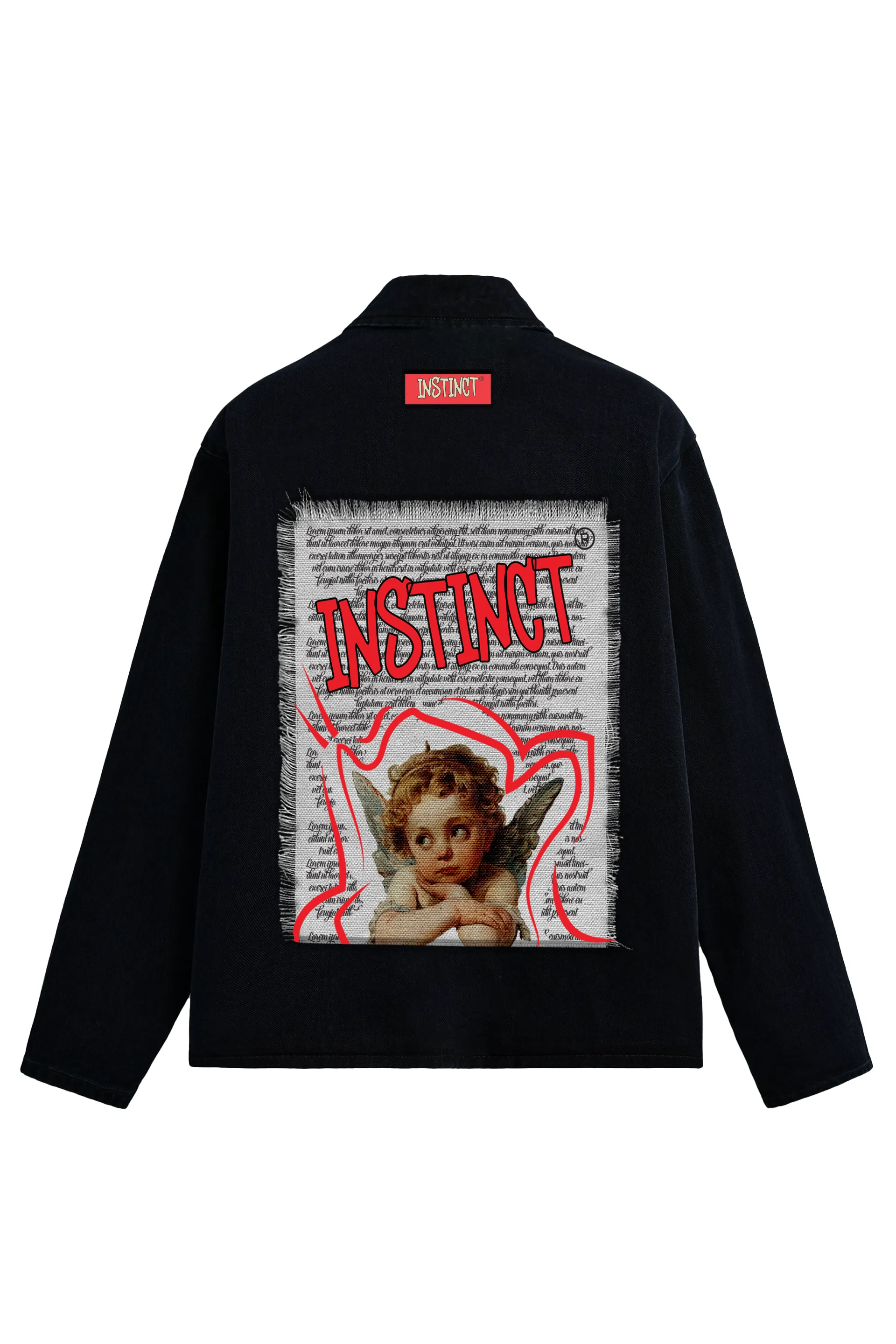 Old School Shacket - Black