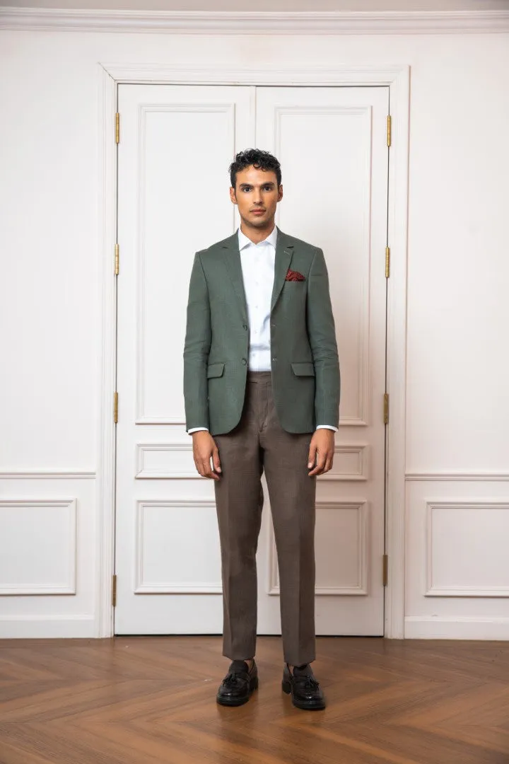 Olive Plain Coat MEC669-OL