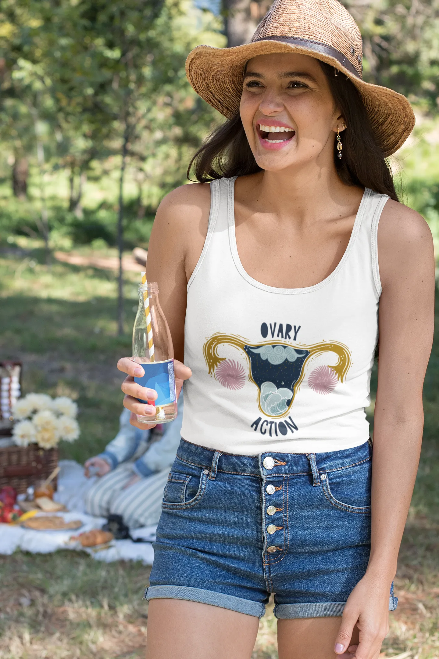 Ovary Action Unisex Tank Top