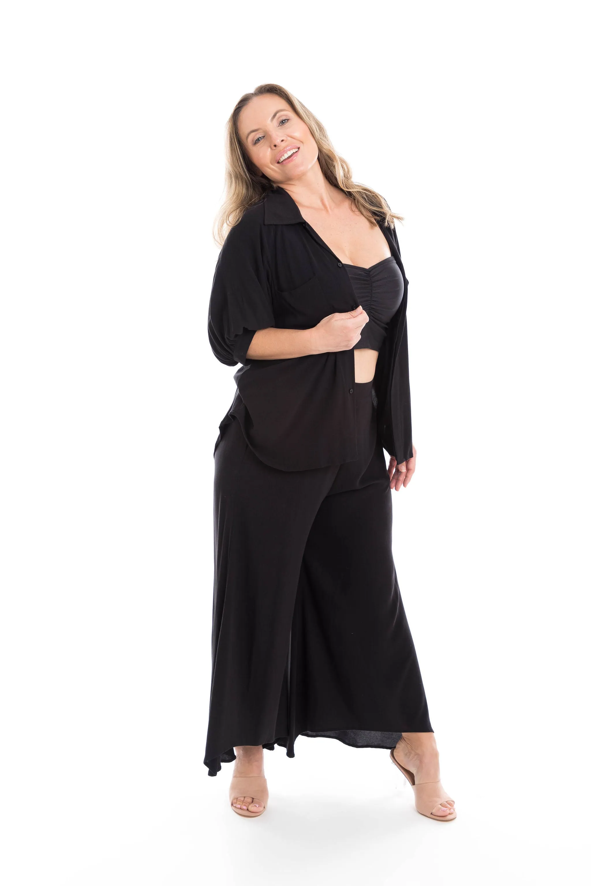 P059 Escape to Paradise - Angled Pants