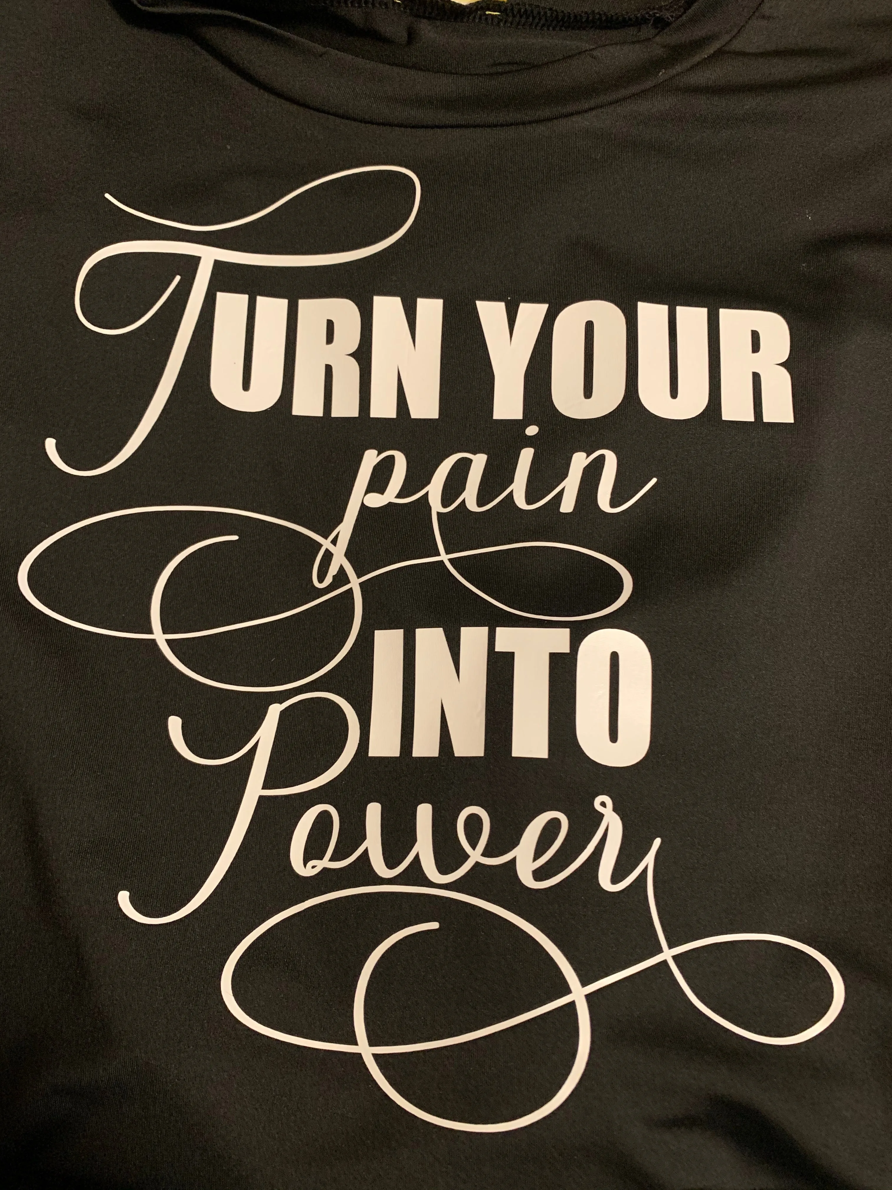 Pain into Power (Black)
