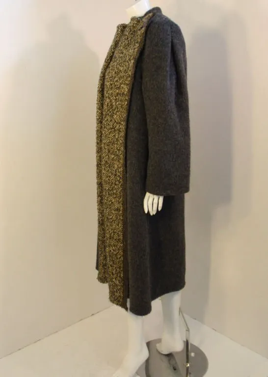 PAULINE TRIGERE 1980s 3 pc Wool Tweed Ensemble