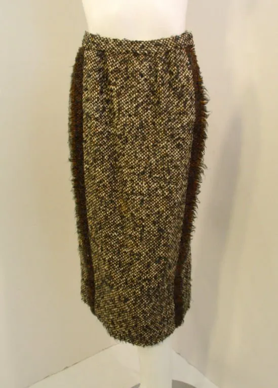 PAULINE TRIGERE 1980s 3 pc Wool Tweed Ensemble