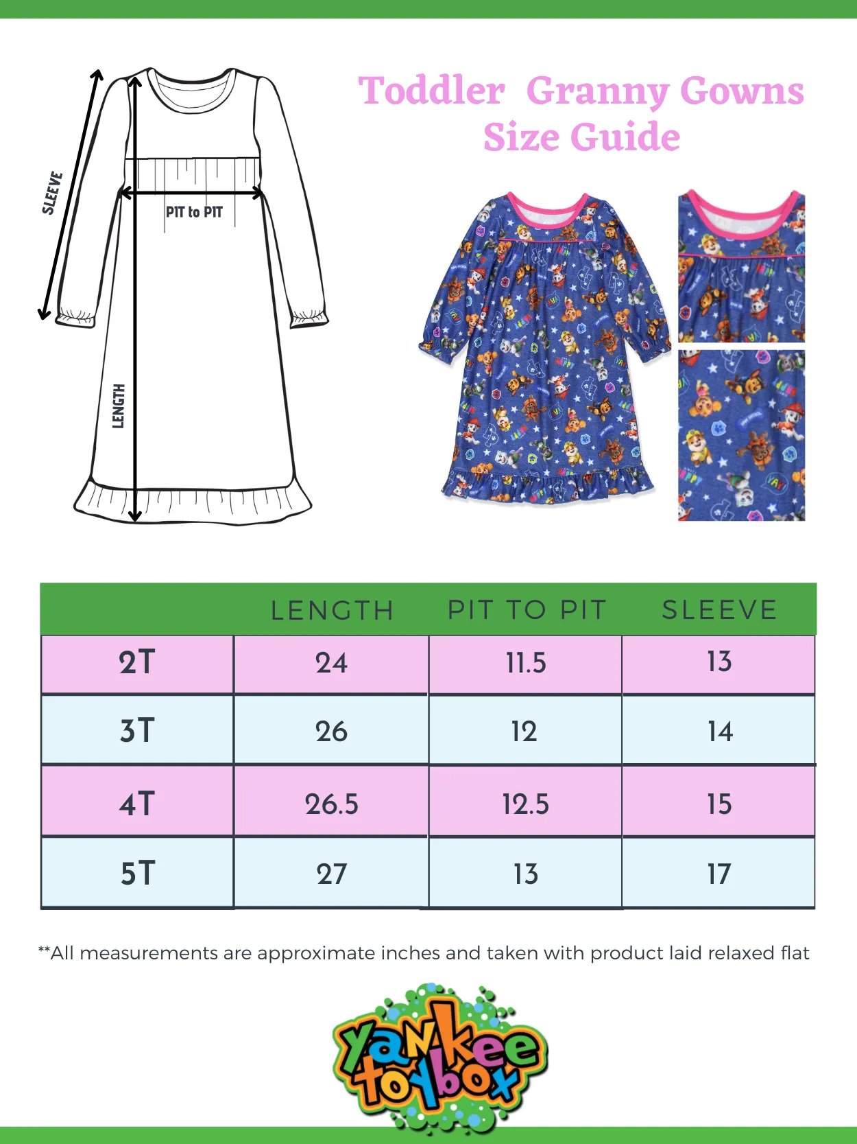 Paw Patrol Granny Gown Nightgown