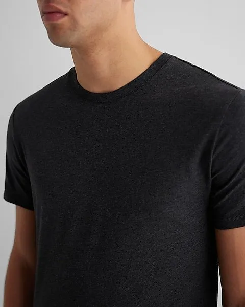 Perfect Cotton Crew Neck T-Shirt Charcoal
