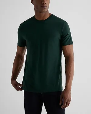 Perfect Cotton Crew Neck T-Shirt Dark Green