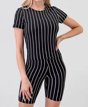 Pin Stripes Set 🖤