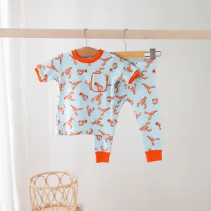 Pinch & Peel Organic Cotton Crawfish Pajamas