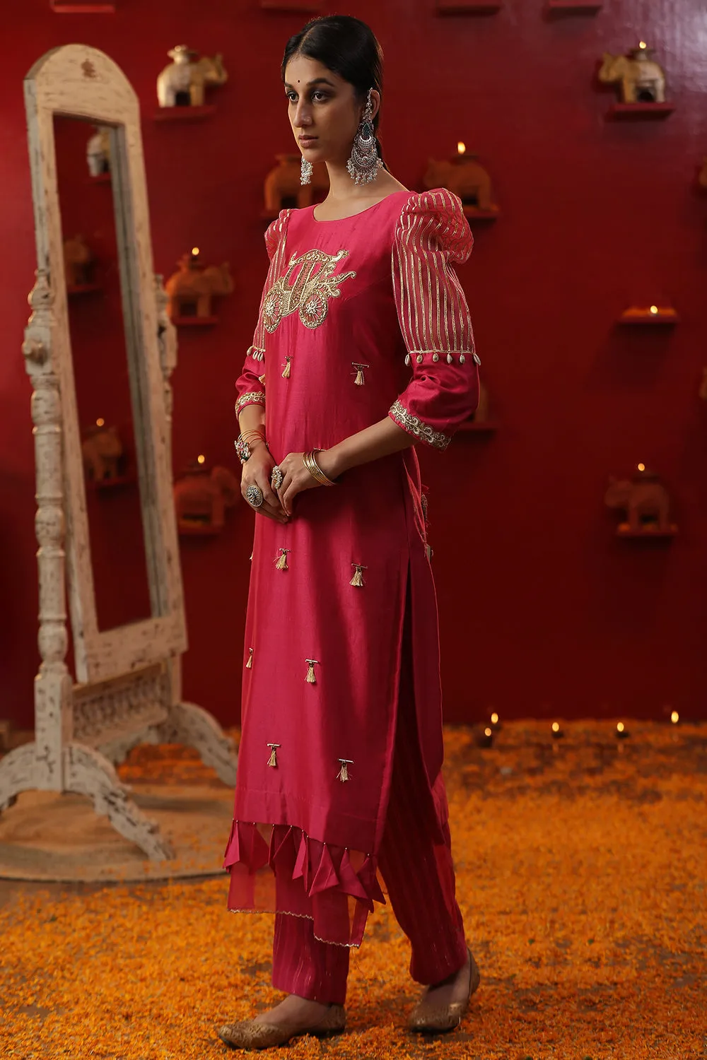 Pink Baghi As Signature Suit Set