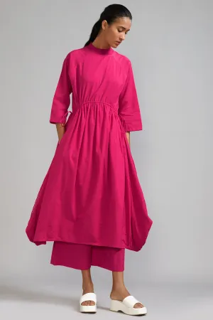 Pink Cotton Cowl Tunic