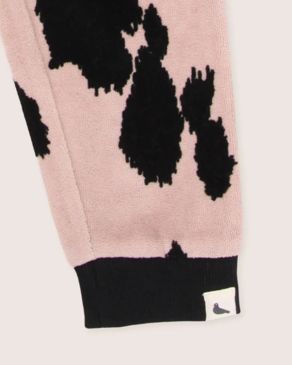 Pink Pony Print Velour Joggers
