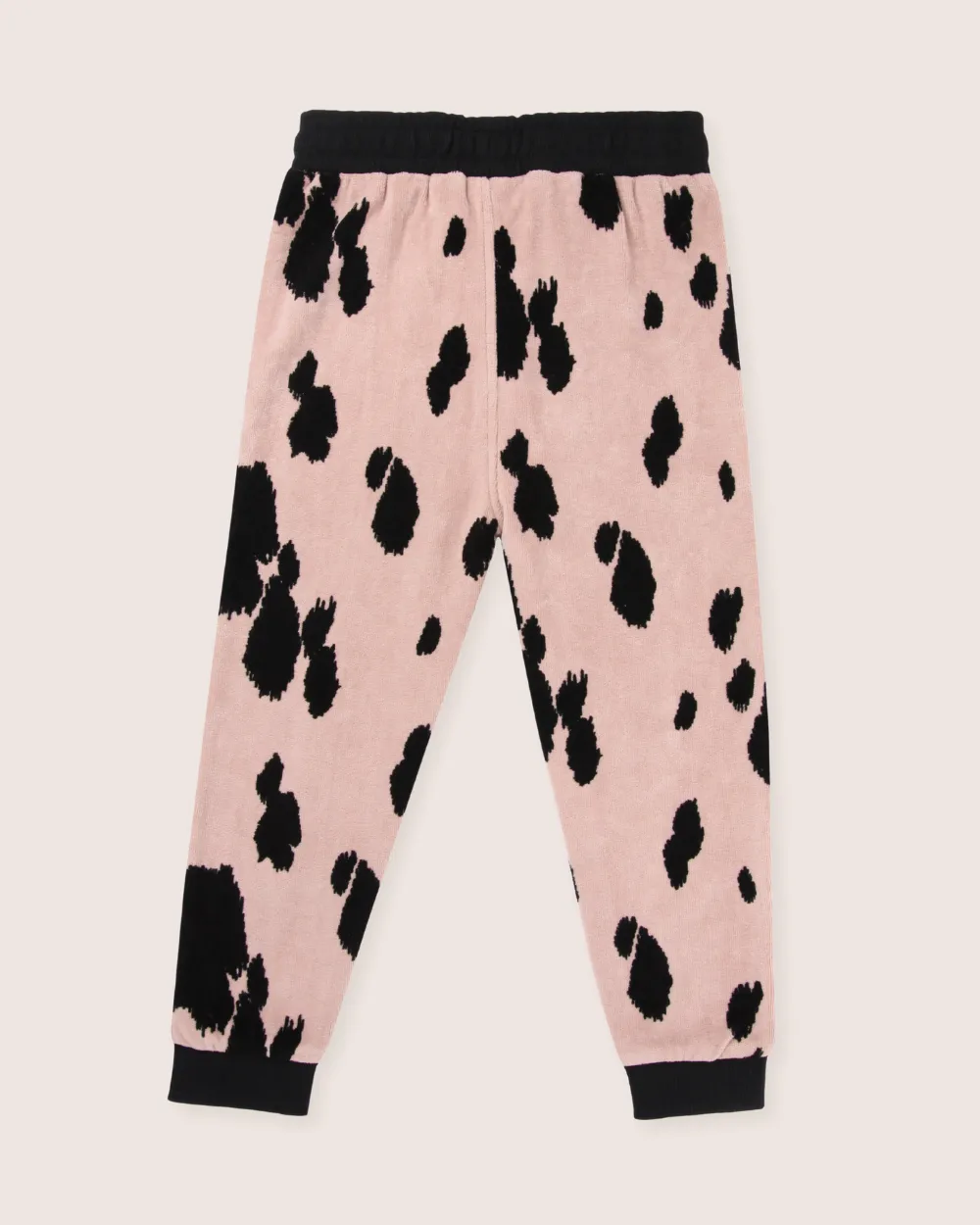 Pink Pony Print Velour Joggers