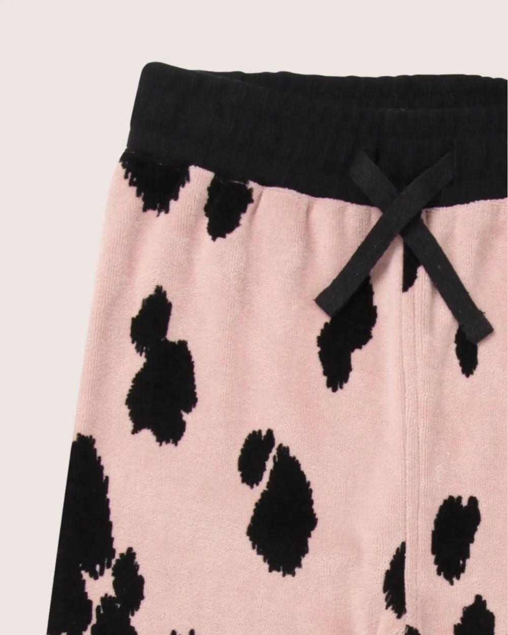 Pink Pony Print Velour Joggers