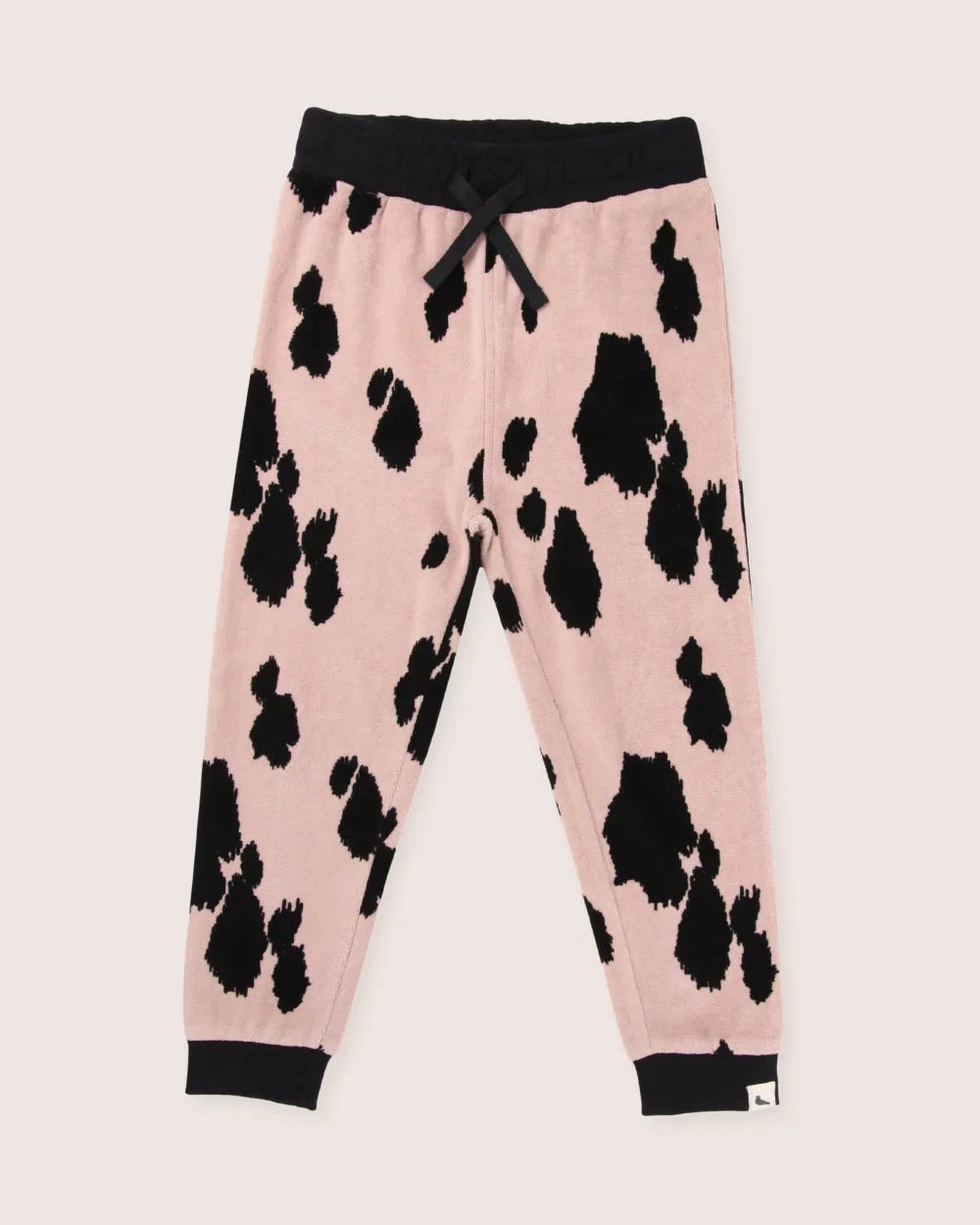Pink Pony Print Velour Joggers