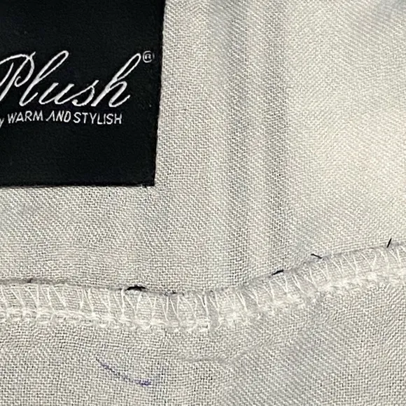 Plush Apparel Ultra Soft PJ Set Black White Plaid
