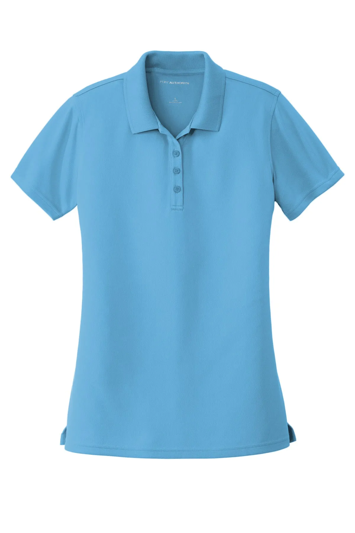 Port Authority Women's Dry Zone UV Micro-Mesh Polo. LK110 Carolina Blue