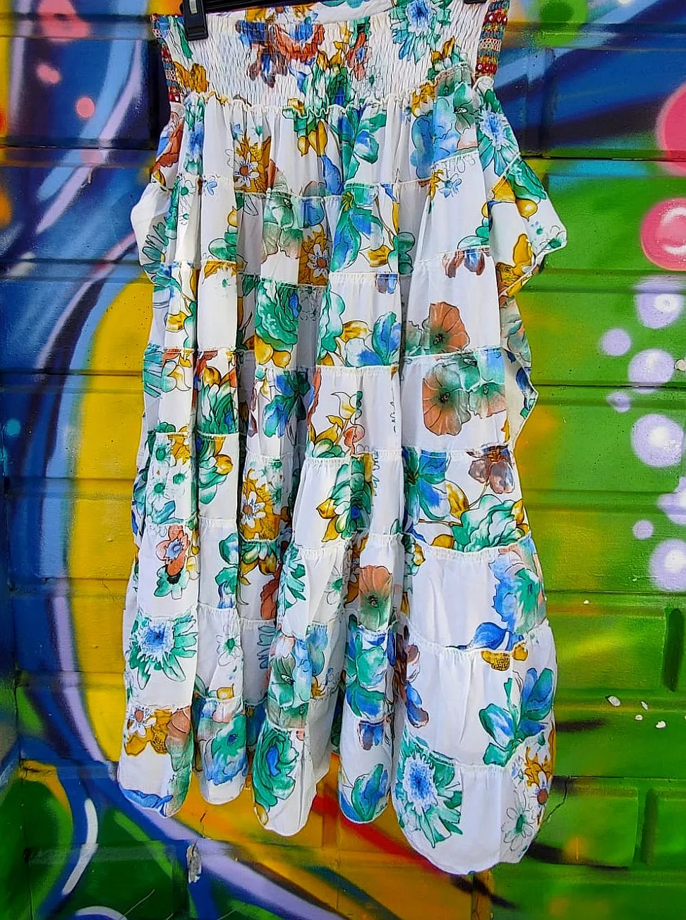 Pure Beauty Short to Long Skirt