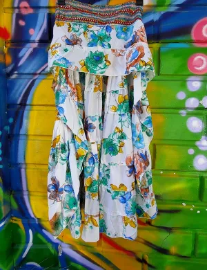 Pure Beauty Short to Long Skirt