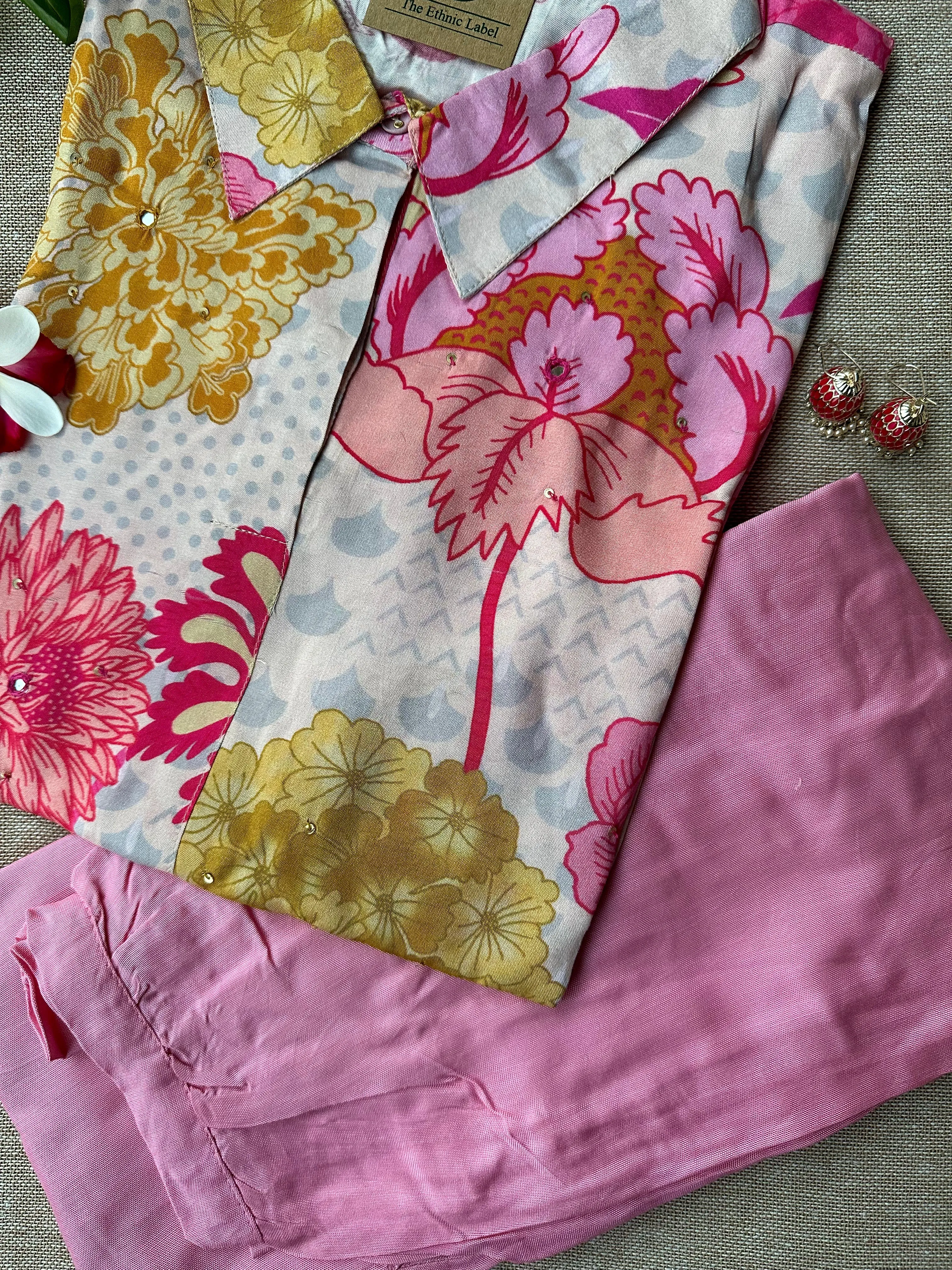 "Rang" Muslin Co-Ord Set(2pc)