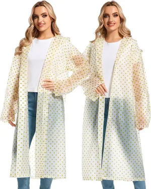 Rain Ponchos for Adults Reusable Raincoats Survival Heavy Duty Military Impermeable 2 Packs Rain Coat…