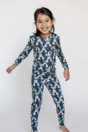 Rainbow Safari Two-Piece PJs