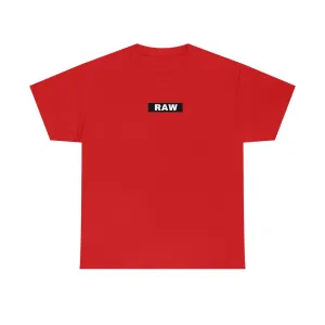 Raw Box LOGO Heavy Cotton Tee RED
