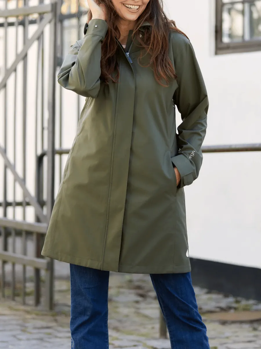 Regn Grace Raincoat Olive