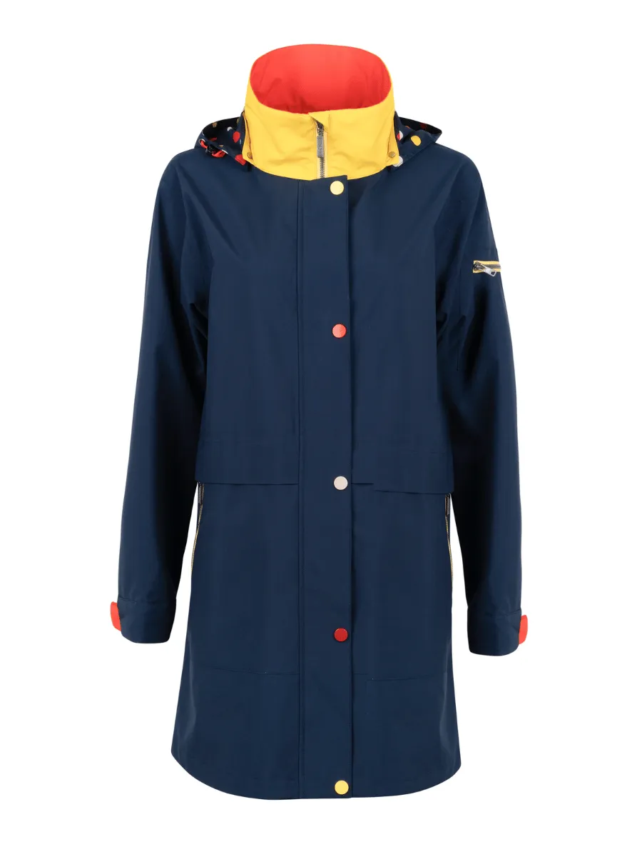 Regn Hailey Raincoat Navy