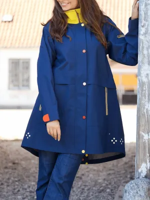 Regn Hailey Raincoat Navy