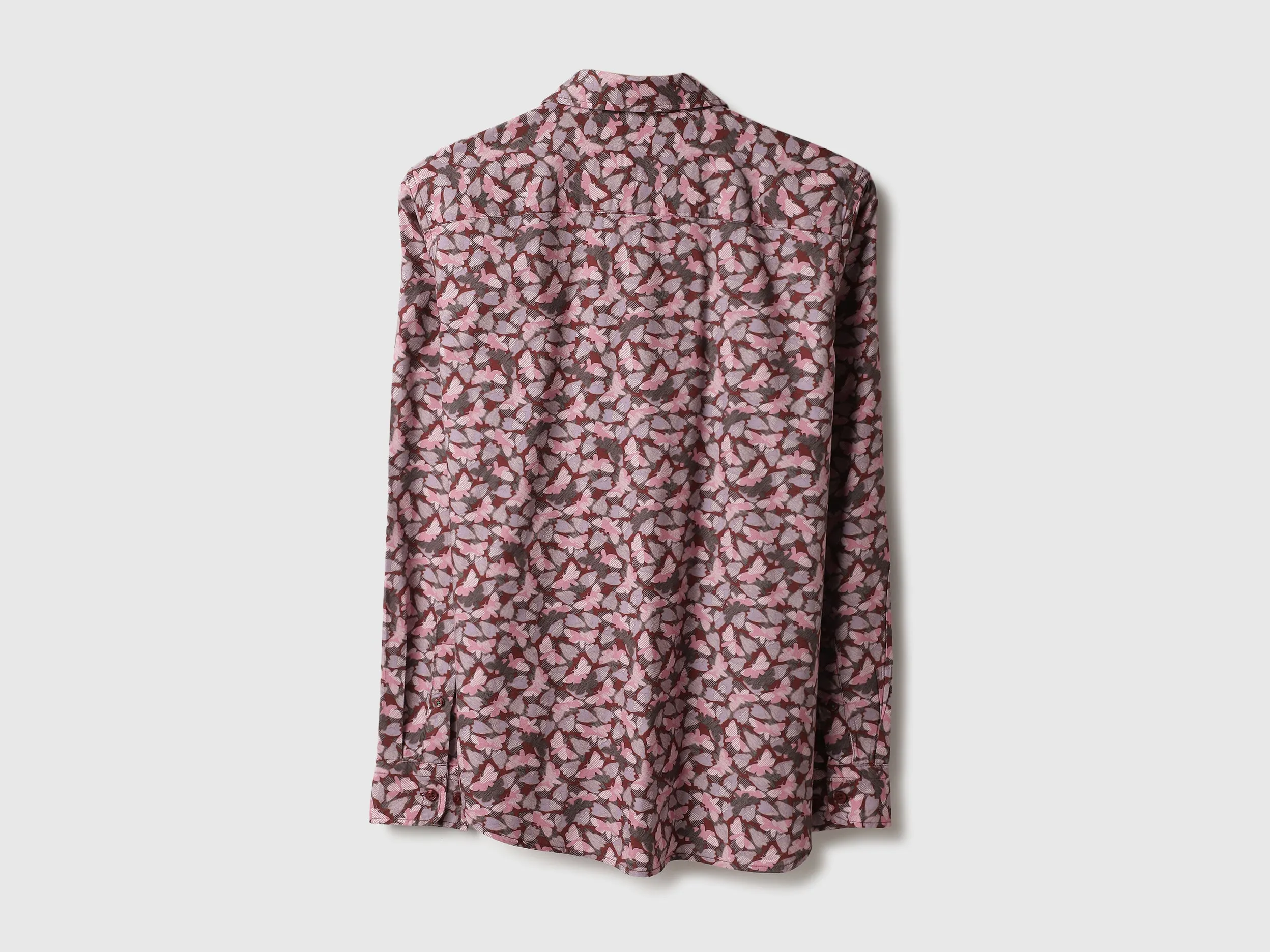Regular Fit Spread Collar Printed Shirts