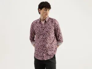 Regular Fit Spread Collar Printed Shirts