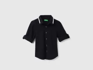 Regular Fit Spread Collar Solid Shirts