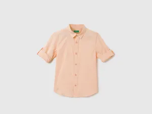 Regular Fit Spread Collar Solid Shirts