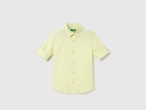 Regular Fit Spread Collar Solid Shirts